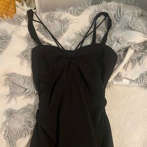 Zara bow mini dress